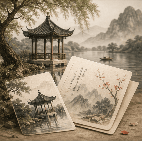 单地点古诗封面