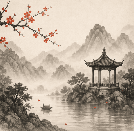 古诗词意境封面